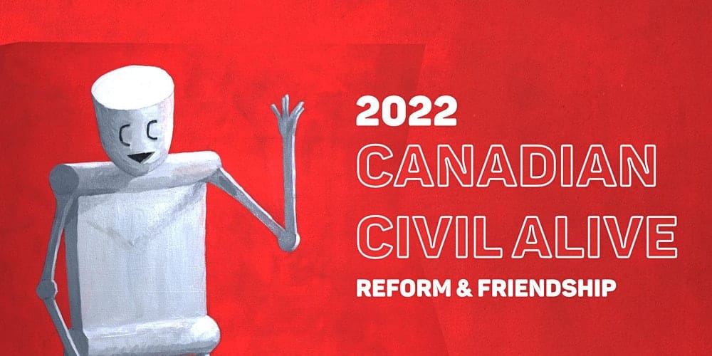 Canadian Civil Alive: EXTREMELY LIMITED NUMBER OF TICKETS
