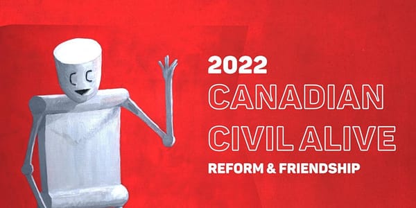 Canadian Civil Alive: EXTREMELY LIMITED NUMBER OF TICKETS